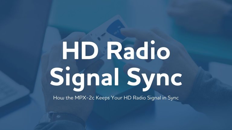 HD Radio signal sync MPX-2c 2wcom