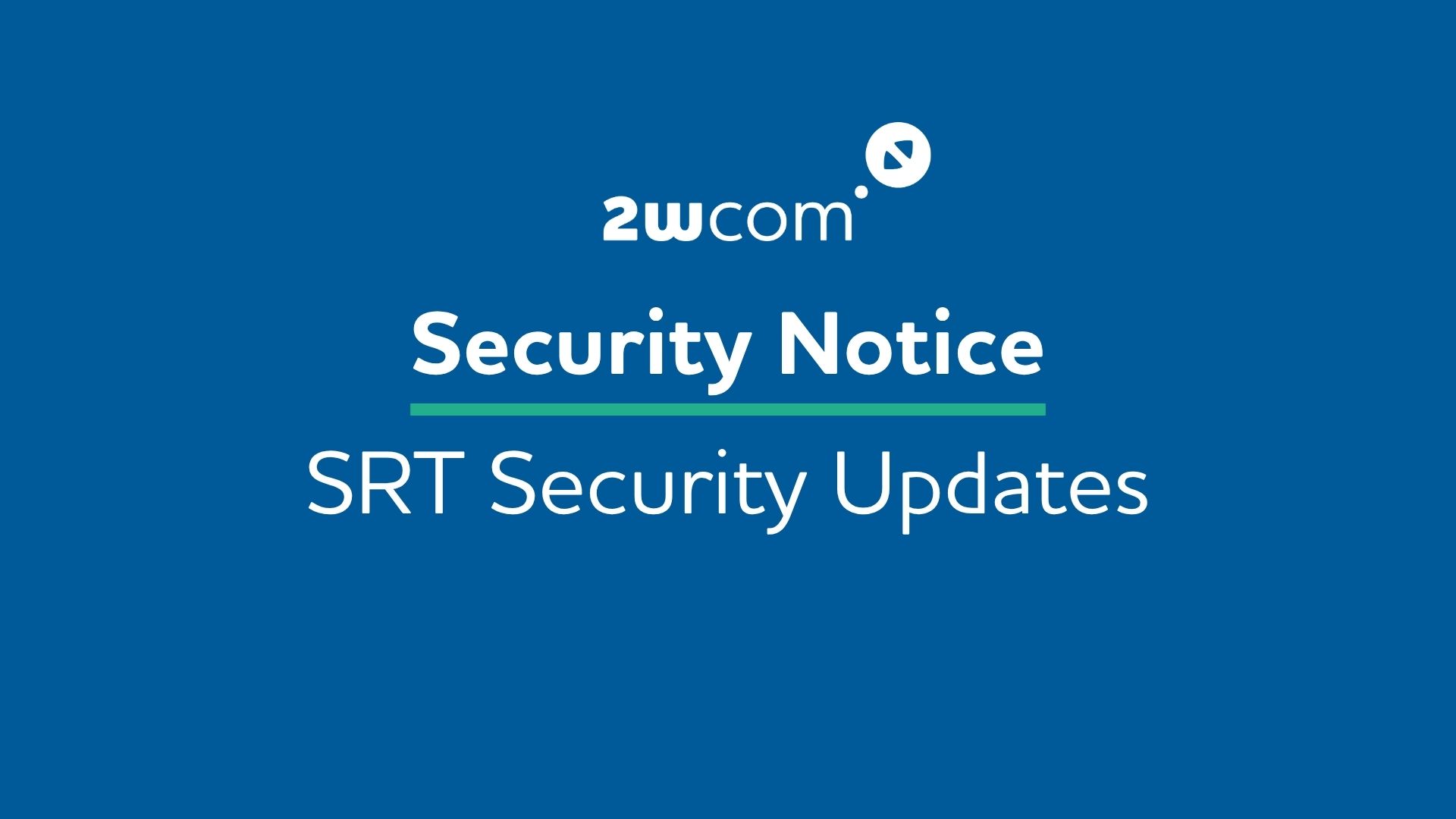 Security Update SRT 2wcom