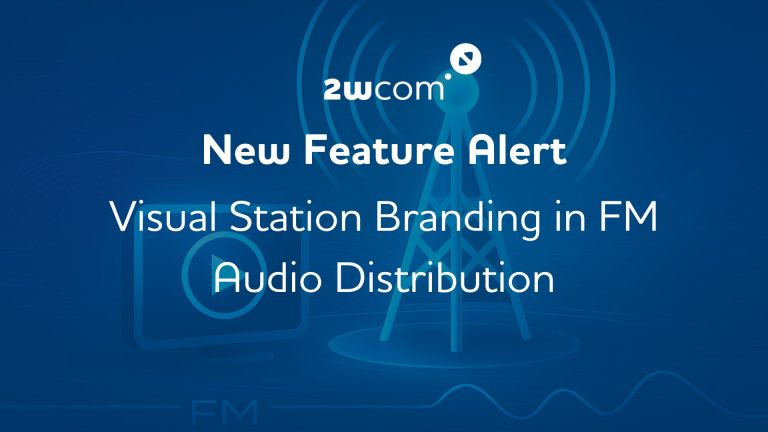 visual station branding 2wcom for FM