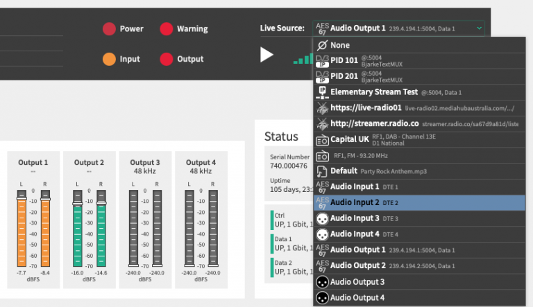 Broadcast Audio Monitoring with Live Listening - 2wcom